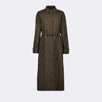 Manteaux Manteau trench FF Fendi Marron Femme