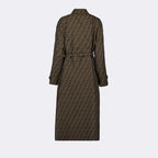 Manteaux Manteau trench FF Fendi Marron Femme