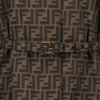Manteaux Manteau trench FF Fendi Marron Femme