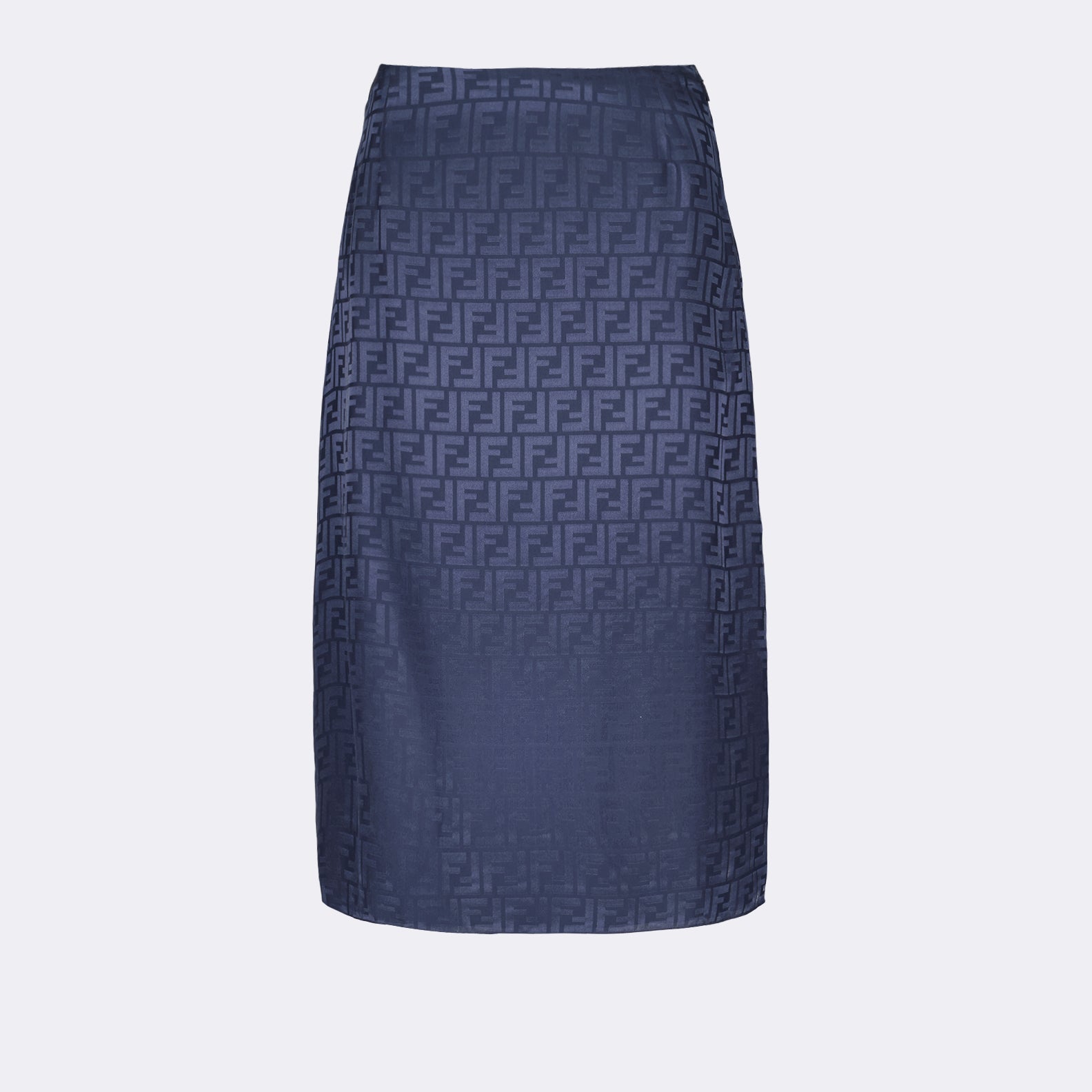 Jupes Jupe en soie Fendi Bleu Femme