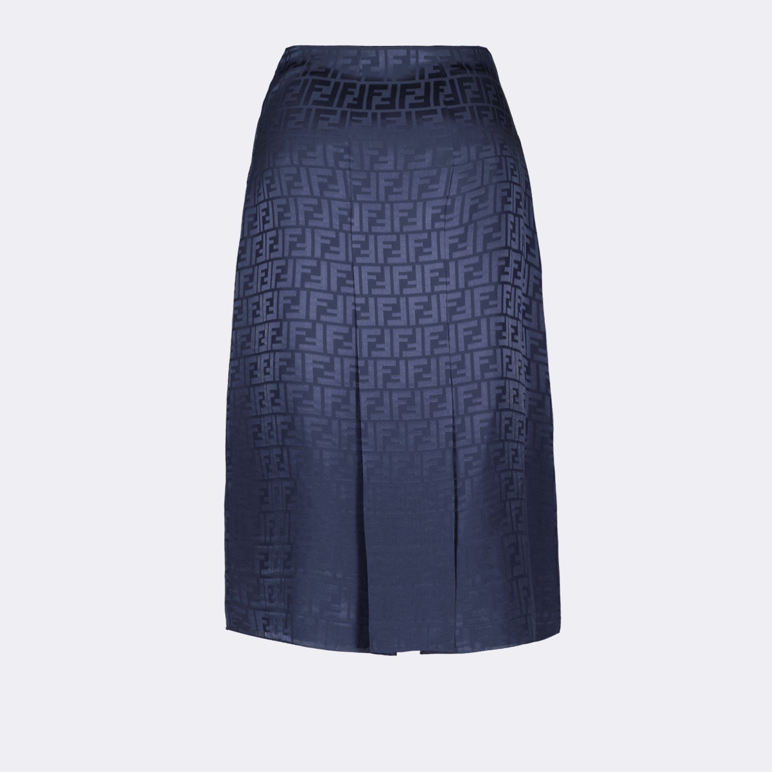 Jupes Jupe en soie Fendi Bleu Femme