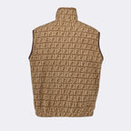 Jaquetas Colete Sem Mangas Fendi Bege Homme