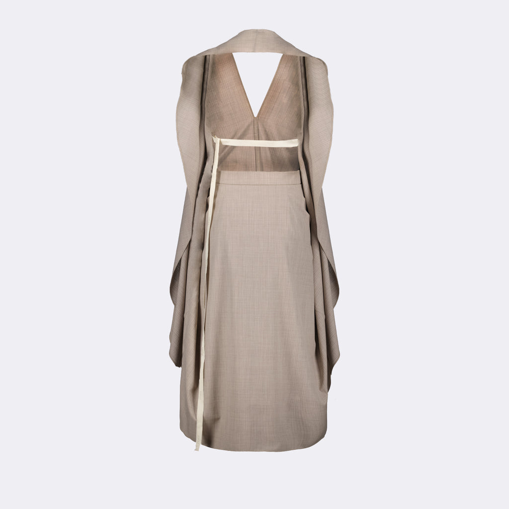 Robes Robe en laine Fendi Gris Femme