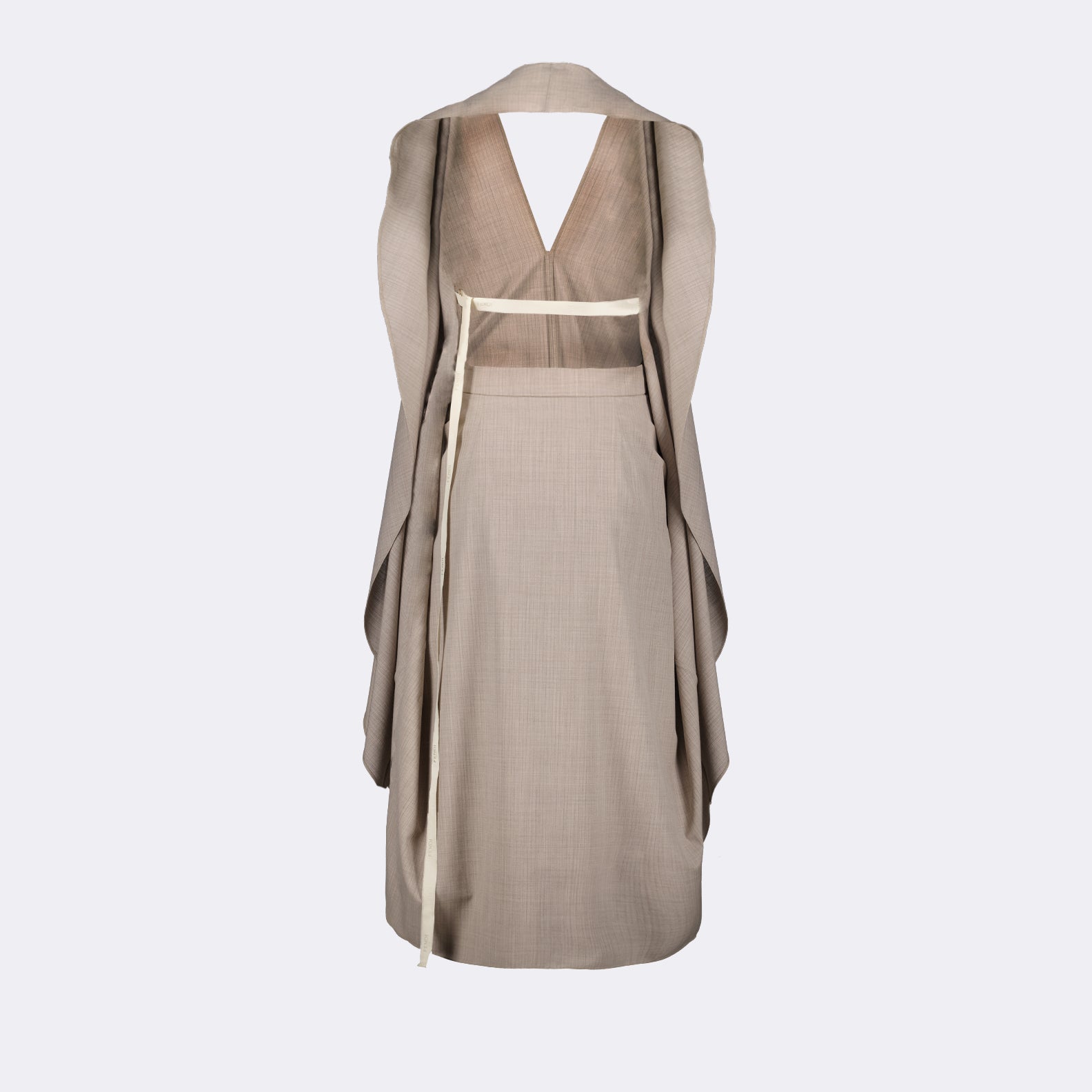 Robes Robe en laine Fendi Gris Femme