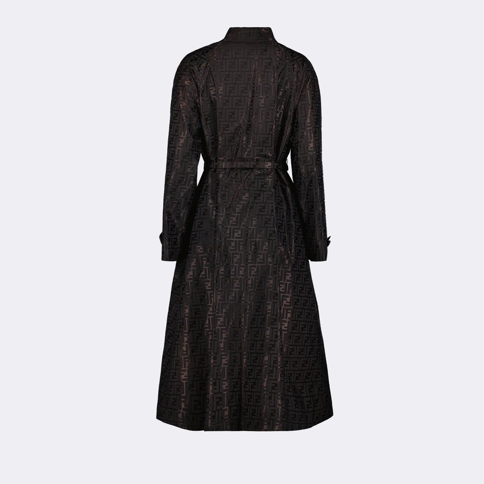 Manteaux Manteau trench FF Fendi Marron Femme