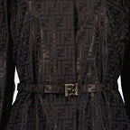 Manteaux Manteau trench FF Fendi Marron Femme
