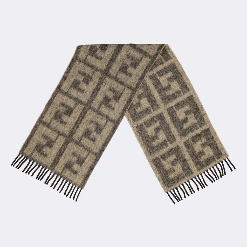 Écharpes, foulards et gants Écharpe FF Fendi Beige Homme
