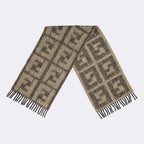 Écharpes, foulards et gants Écharpe FF Fendi Beige Homme
