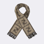 Écharpes, foulards et gants Écharpe FF Fendi Beige Homme
