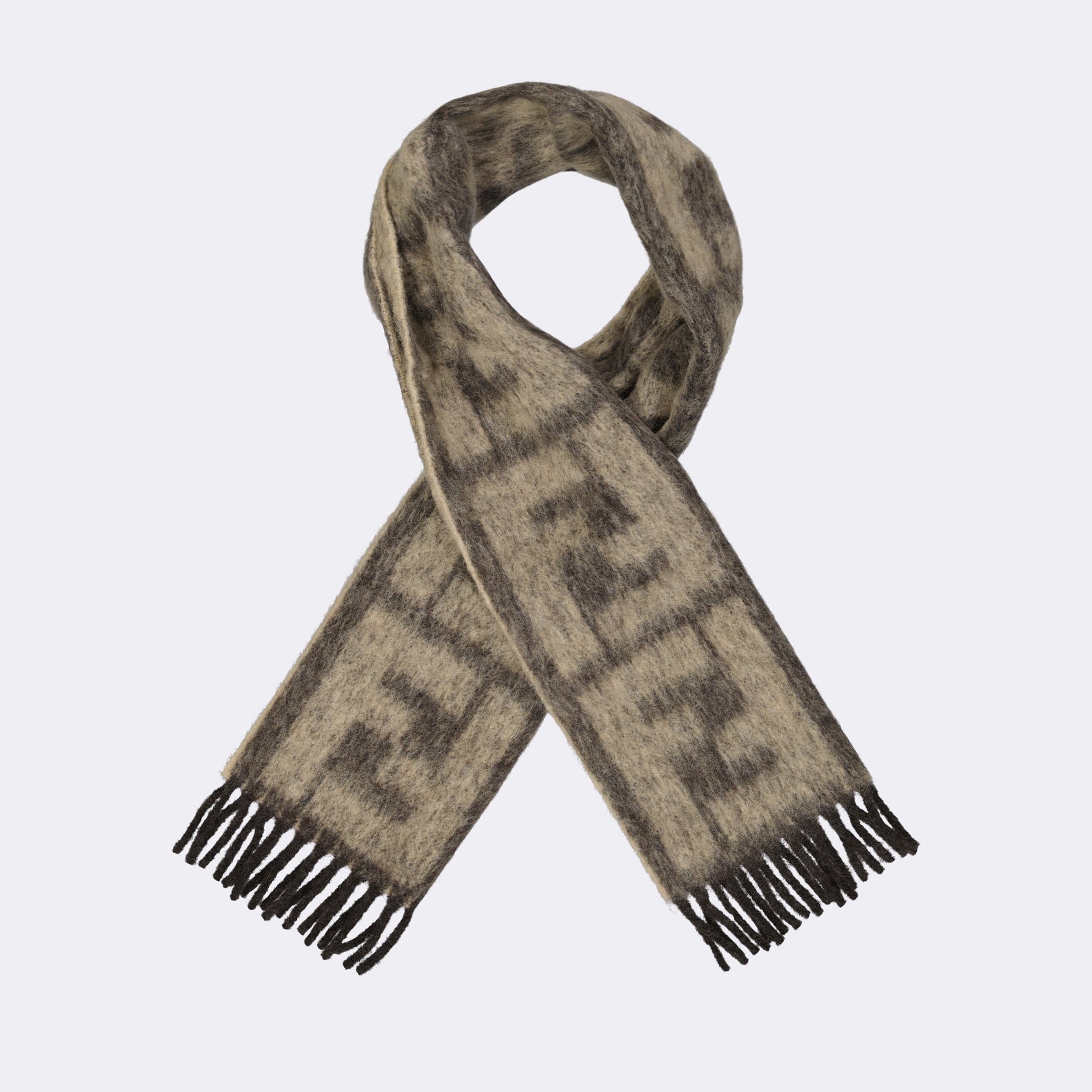 Écharpes, foulards et gants Écharpe FF Fendi Beige Homme