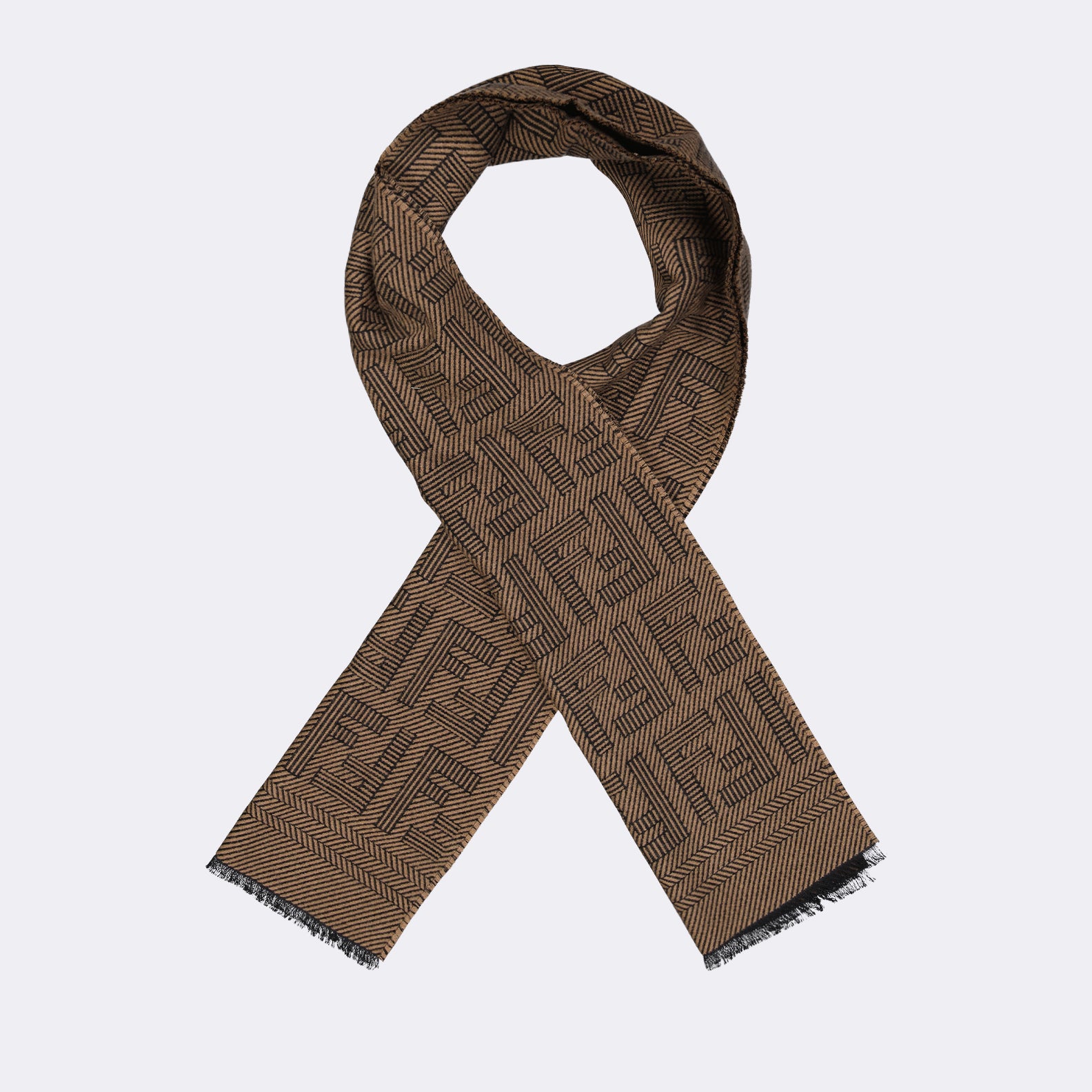 Écharpes, foulards et gants Écharpe FF Fendi Marron Homme