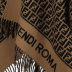 Vestes Poncho FF Fendi Marron Femme