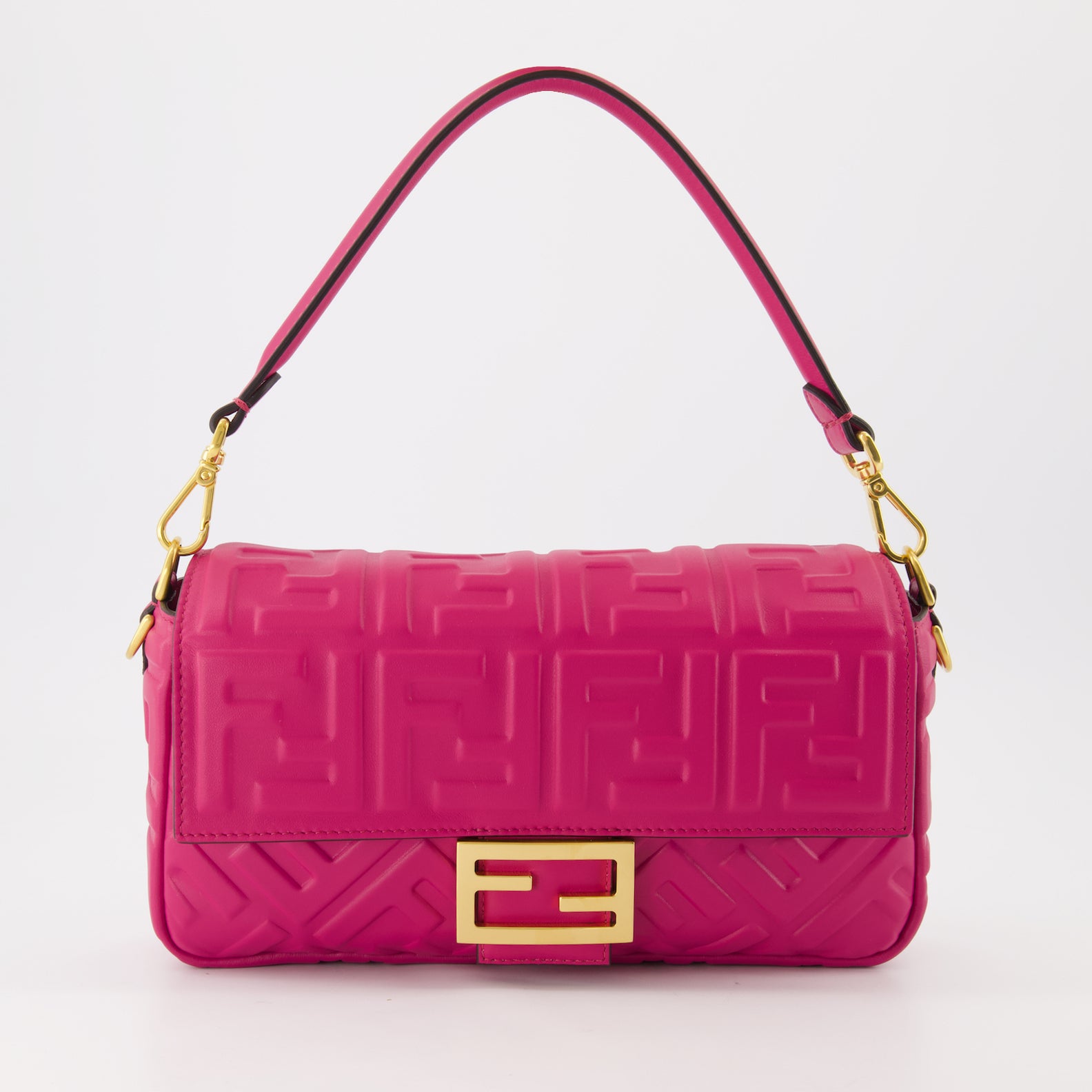 Borse a tracolla Sac Baguette Fendi Rosa Femme