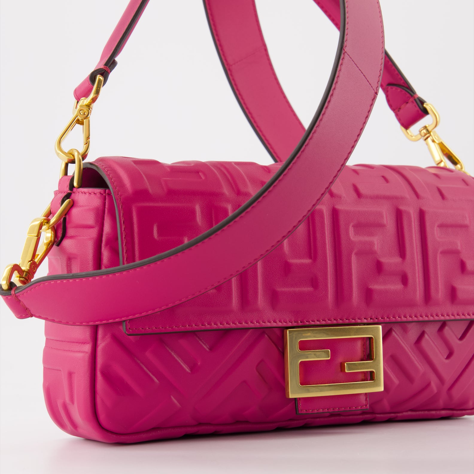 Borse a tracolla Sac Baguette Fendi Rosa Femme