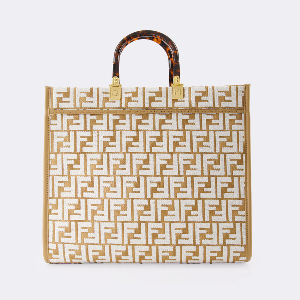 Borse tote Sac cabas Sunshine Fendi Beige Femme