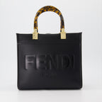 Borse tote Sac cabas Sunshine Fendi Nero Femme