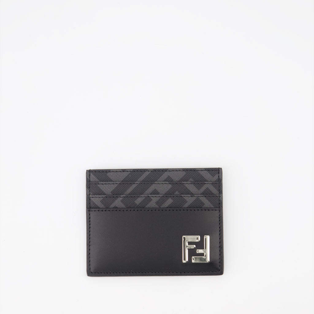 Small leather goods FF Squared Card Holder Fendi Black Man