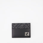 Small leather goods FF Squared Card Holder Fendi Black Man