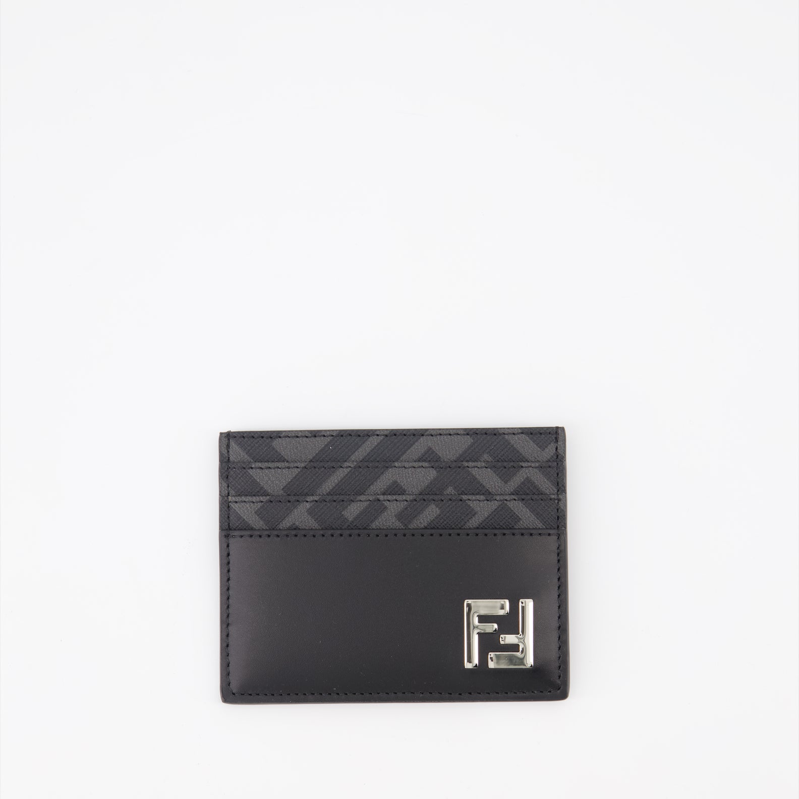 Small leather goods FF Squared Card Holder Fendi Black Man