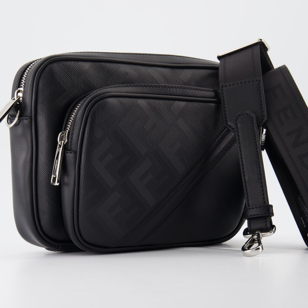 Sacs bandoulière Sac Fendi Shadow Diagonal Fendi Noir Homme