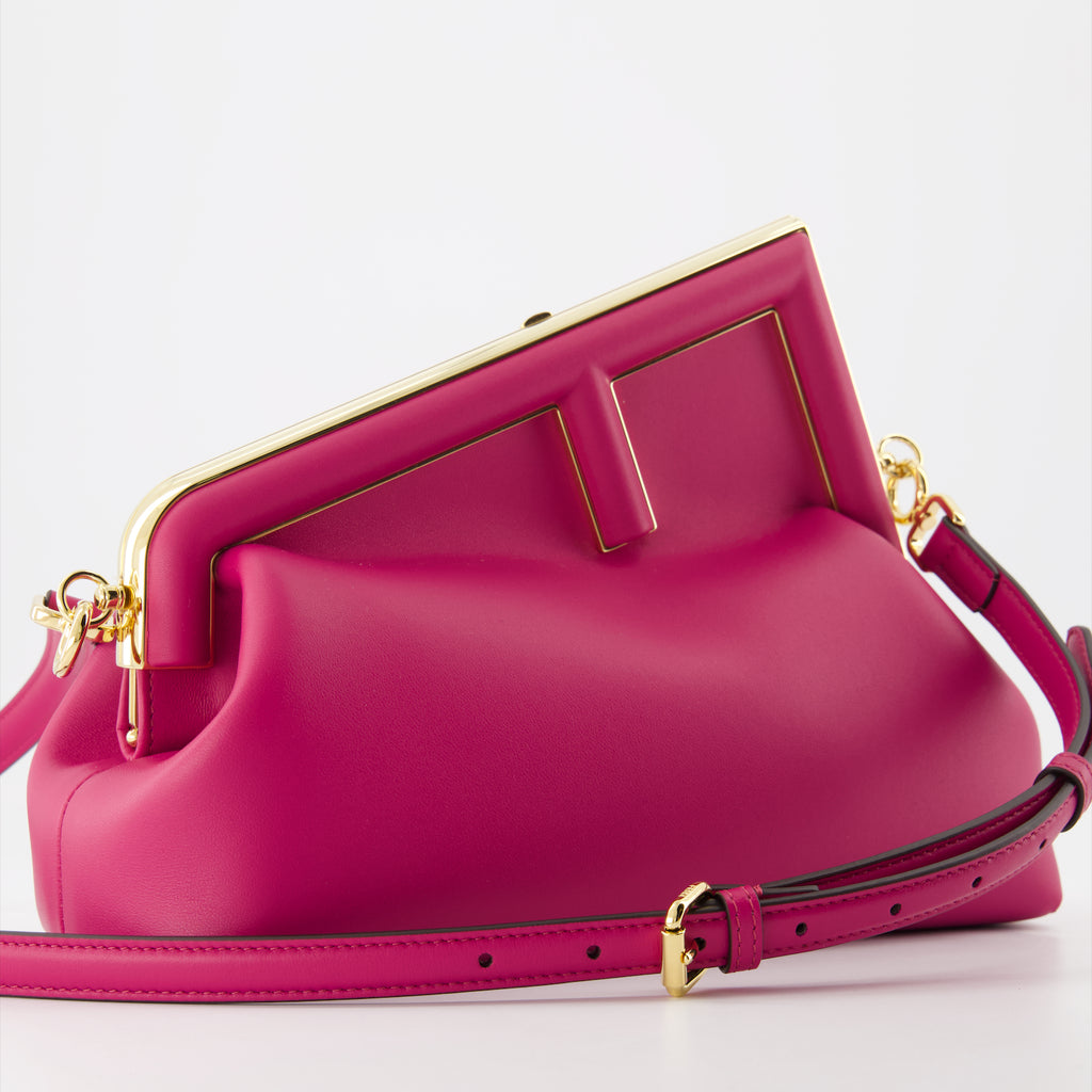 Umhängetaschen Sac Fendi First Fendi Rosa Femme