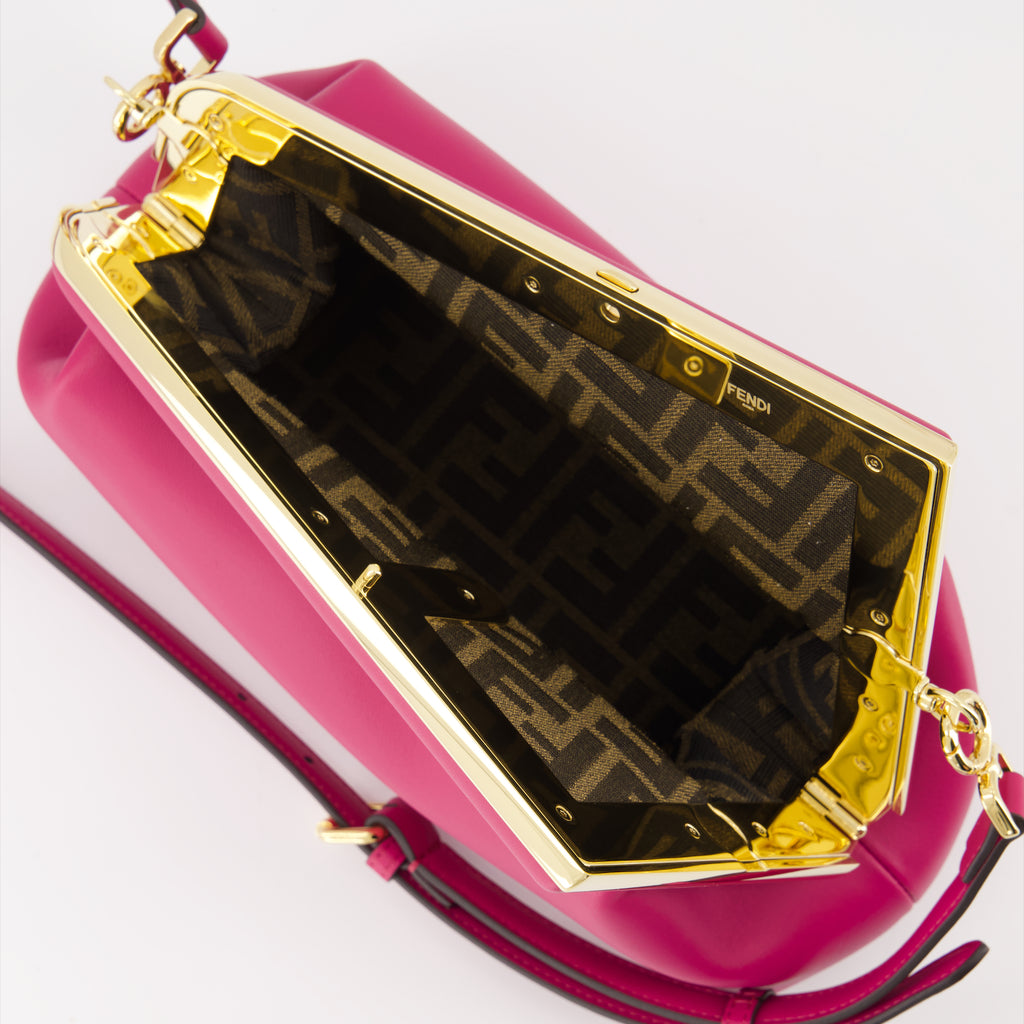 Umhängetaschen Sac Fendi First Fendi Rosa Femme