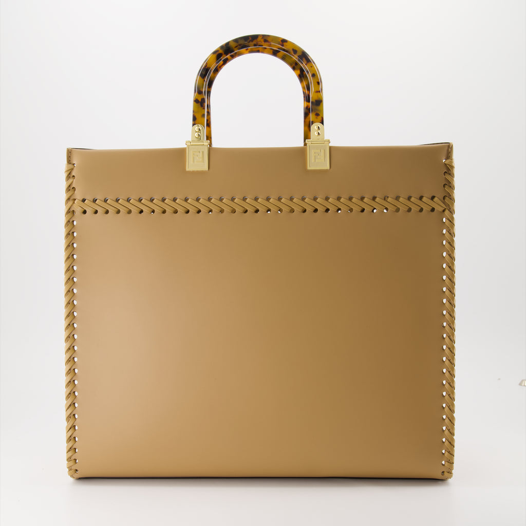 Sacs cabas Sac cabas Sunshine Fendi Marron Femme