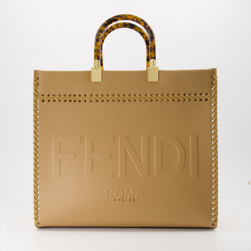 Sacs cabas Sac cabas Sunshine Fendi Marron Femme
