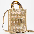 Sacs cabas Sac Shopping Sunshine Fendi Beige Femme