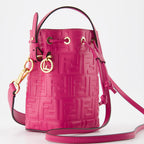 Bolsas bucket Sac Mon Trésor Fendi Rosa Femme