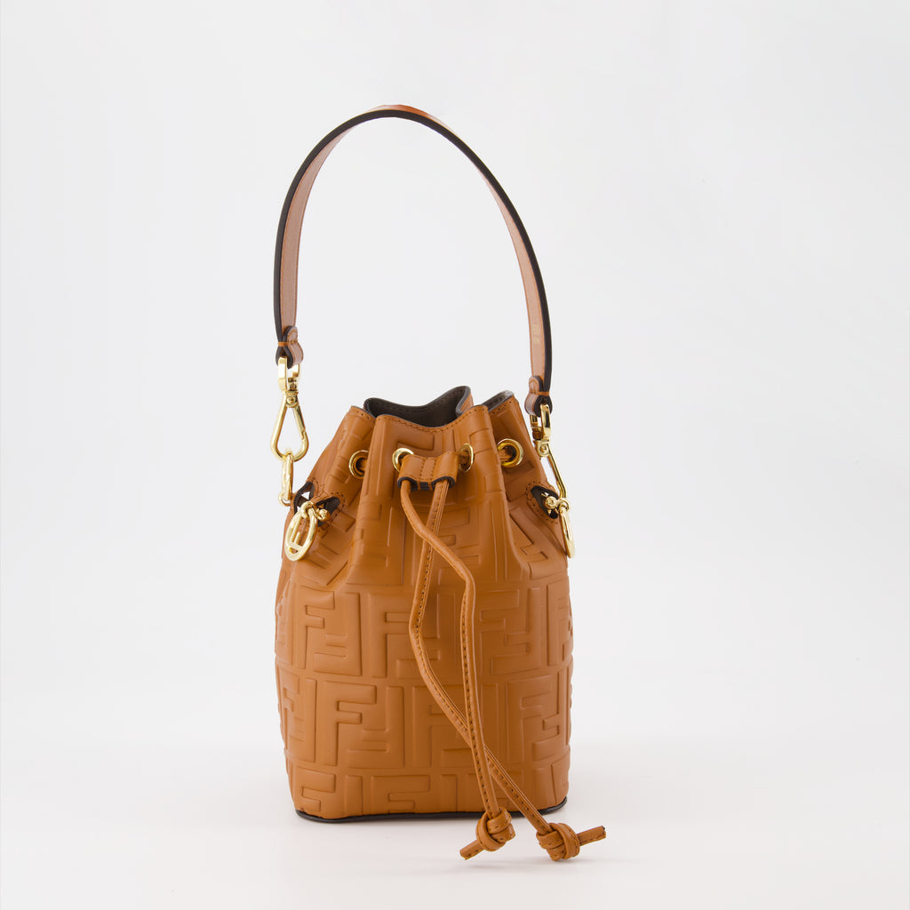Sacs seau Sac Mon Trésor Fendi Marron Femme