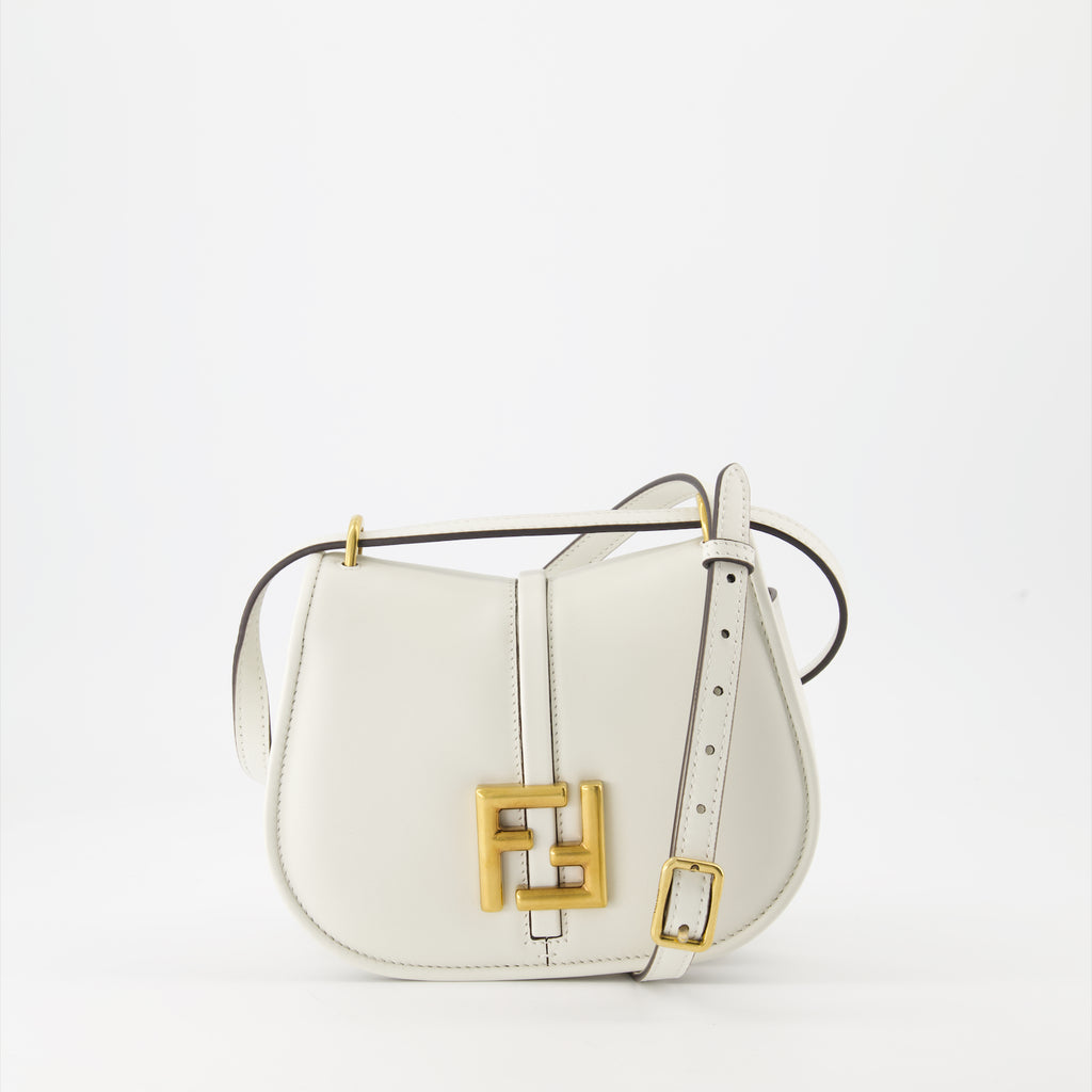 Borse a tracolla Sac C'mon mini Fendi Bianco Femme