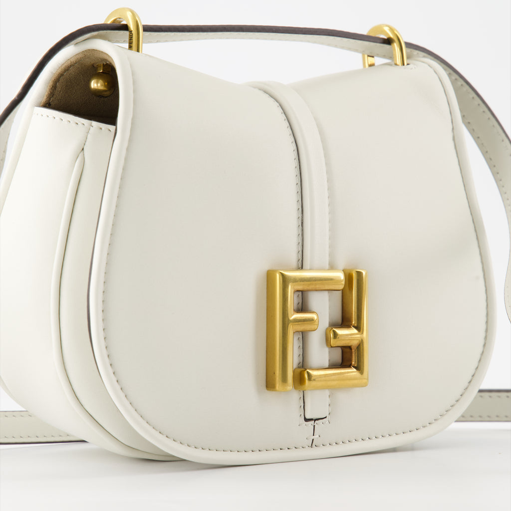 Borse a tracolla Sac C'mon mini Fendi Bianco Femme