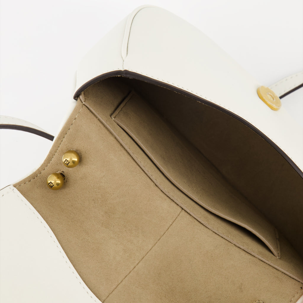 Borse a tracolla Sac C'mon mini Fendi Bianco Femme