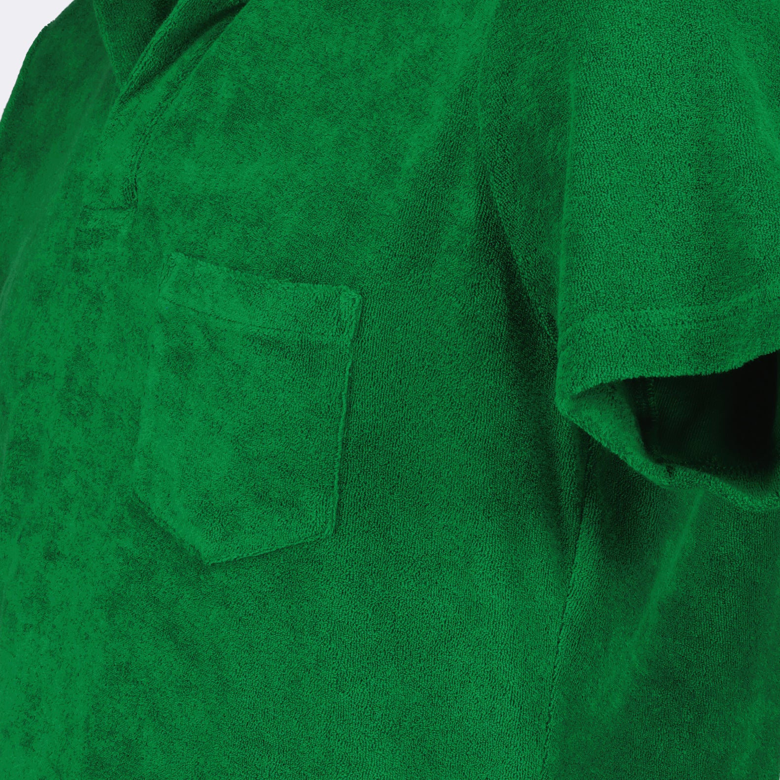 Polos Polo de Algodón Rizado Orlebar Brown Verde Homme