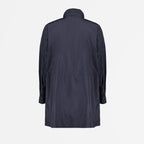 Coats Blue Parka Moncler Blue Man