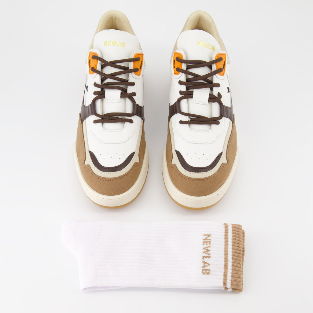 Baskets Baskets /NL12 New Lab Marron Unisexe