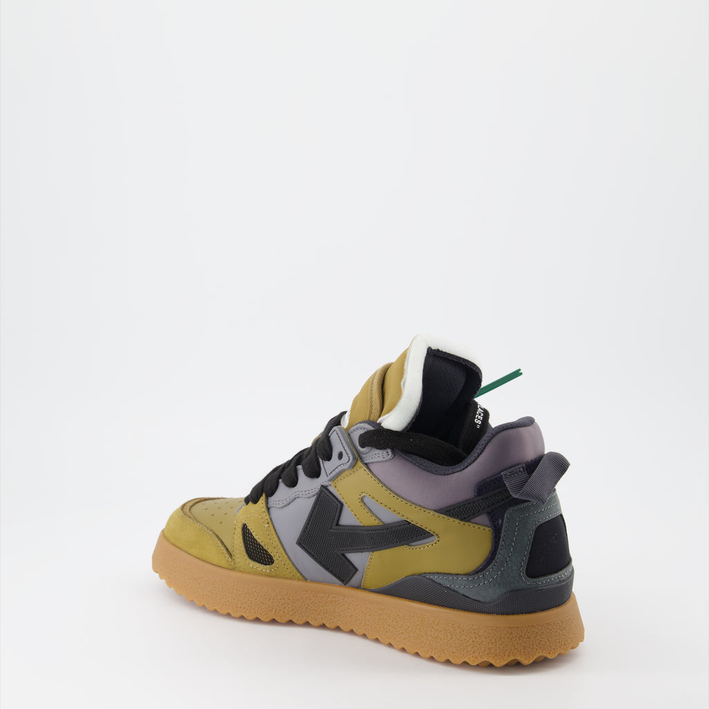 Sneaker Baskets Sponge Off-White Grün Homme