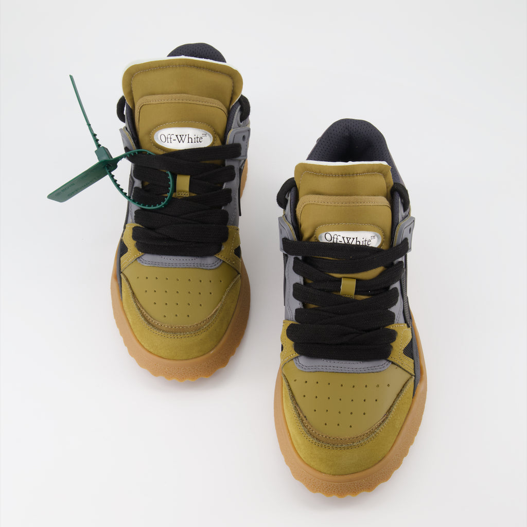 Sneaker Baskets Sponge Off-White Grün Homme