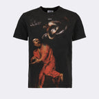 T-Shirts T-shirt S.Matthew Off-White Schwarz Homme