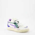 Sneaker Baskets Sponge Off-White Lila Femme