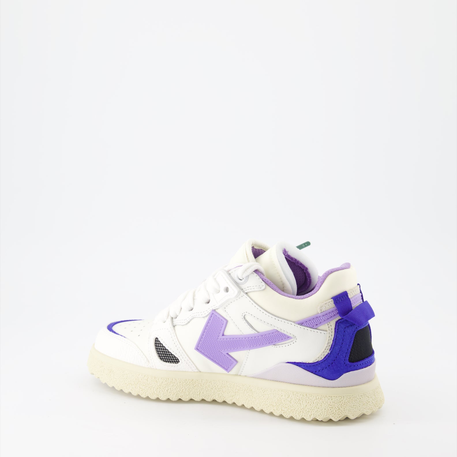 Sneaker Baskets Sponge Off-White Lila Femme