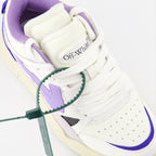 Sneaker Baskets Sponge Off-White Lila Femme