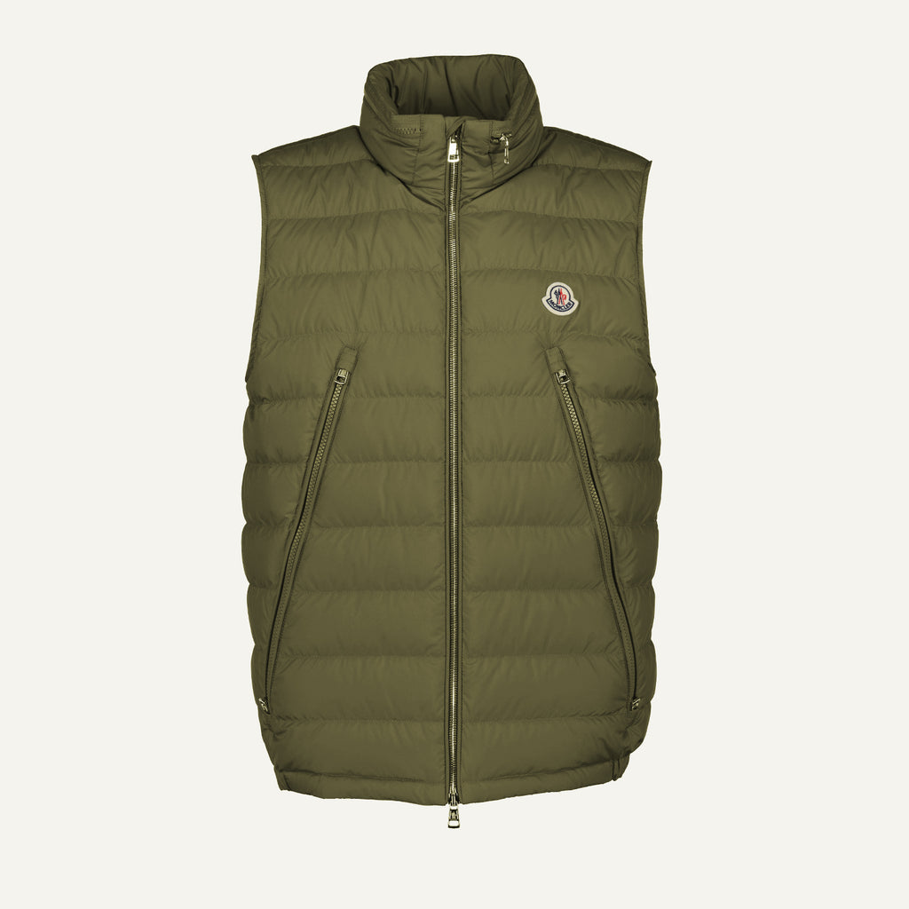재킷 Veste Albyt Moncler 카키색 옷감 Homme