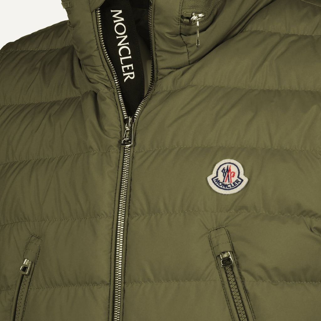 재킷 Veste Albyt Moncler 카키색 옷감 Homme