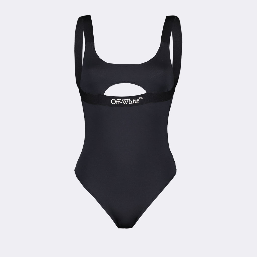 Beachwear Maillot de bain Logoband Off-White Noir Femme