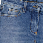 Pantalons Jean flared Off-White Bleu Femme