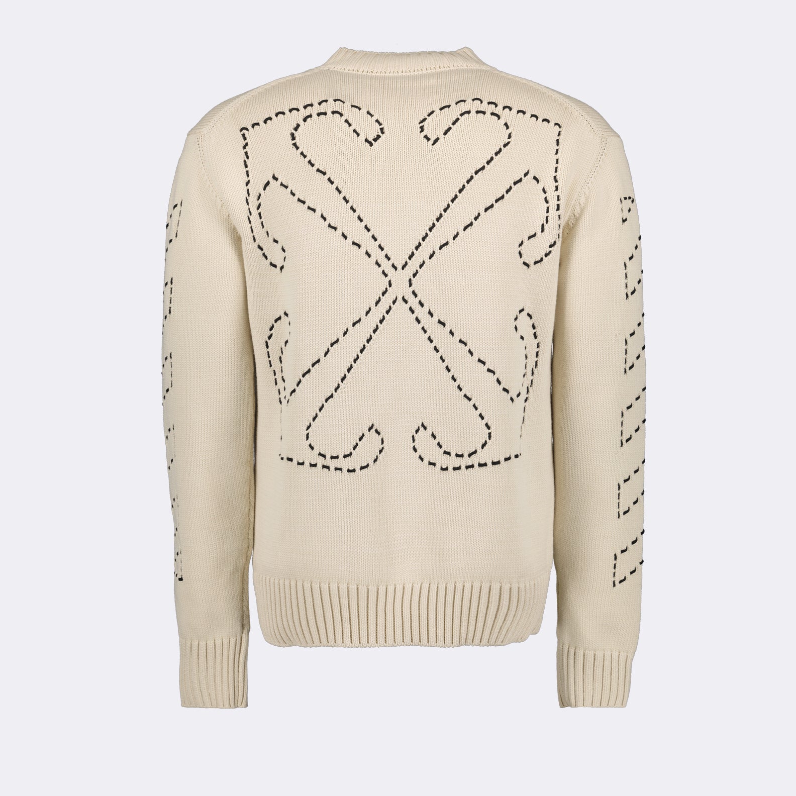 니트웨어 Pull Stitch Arrow Off-White 베이지 Homme