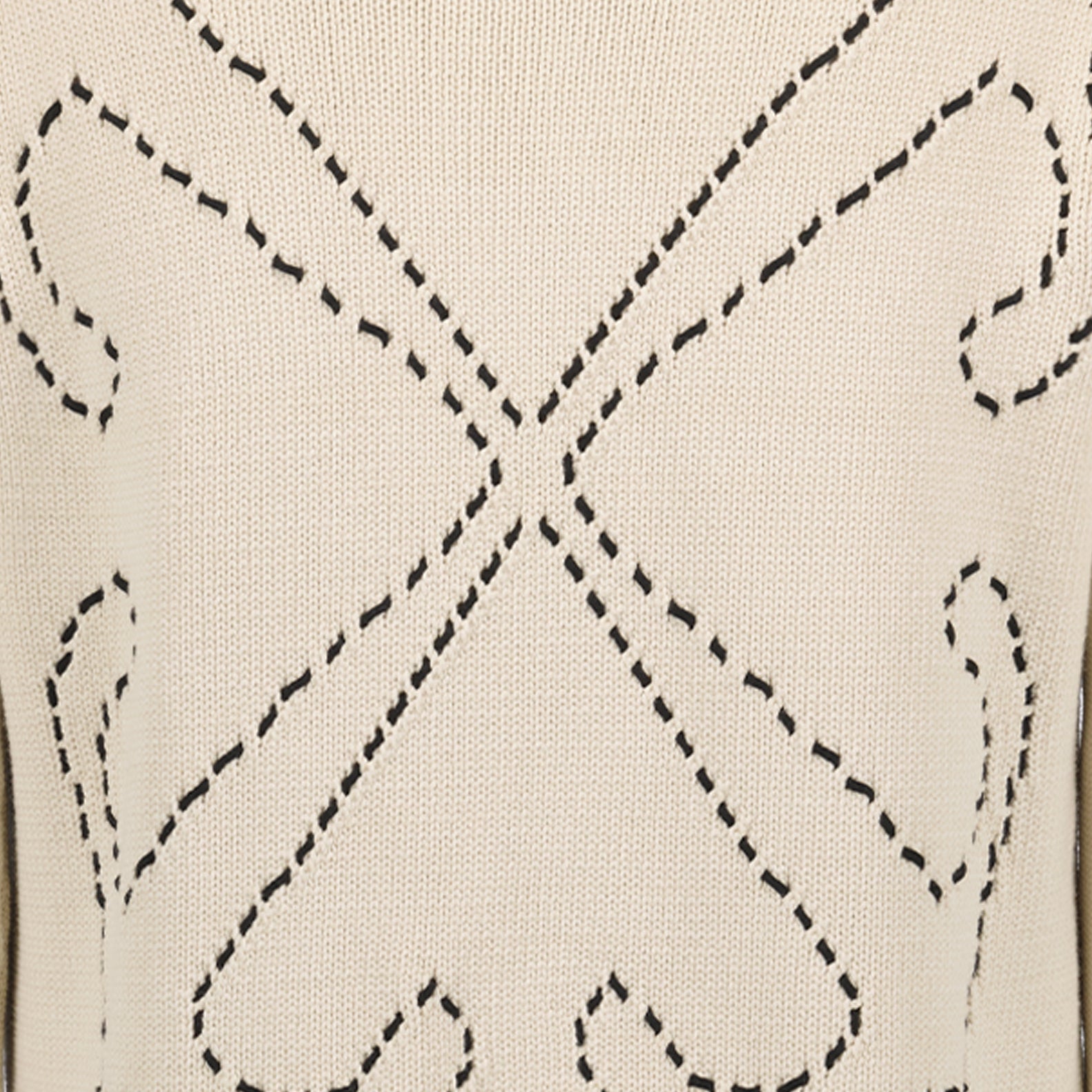 니트웨어 Pull Stitch Arrow Off-White 베이지 Homme