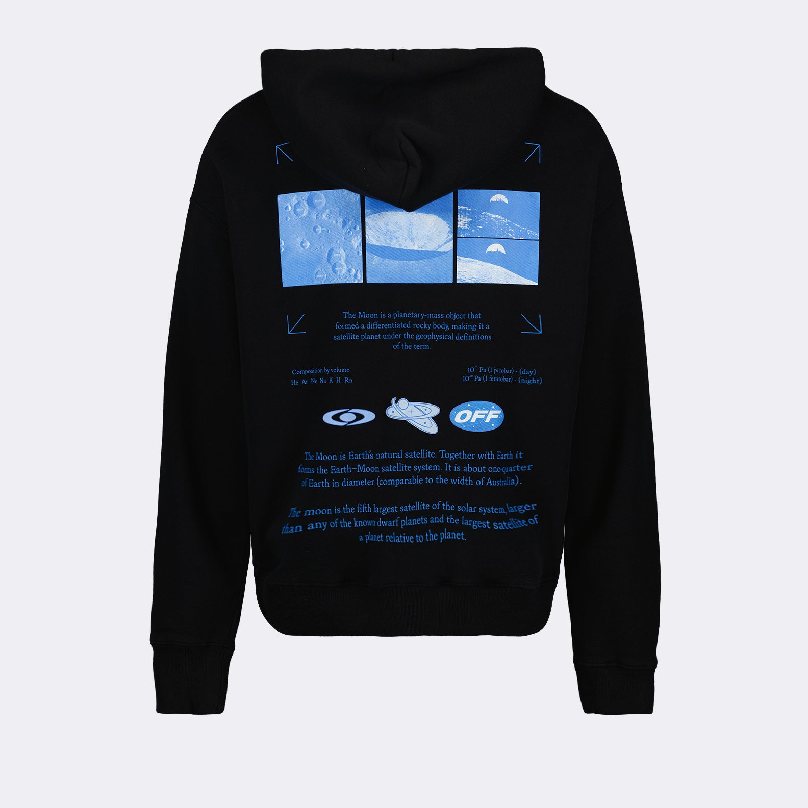 Sweatshirts Sweat à capuche On the Go Off-White Noir Homme